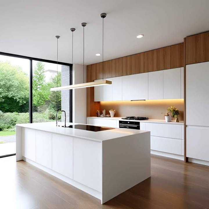 Création de cuisines en bois fonctionnelles et entièrement personnalisées